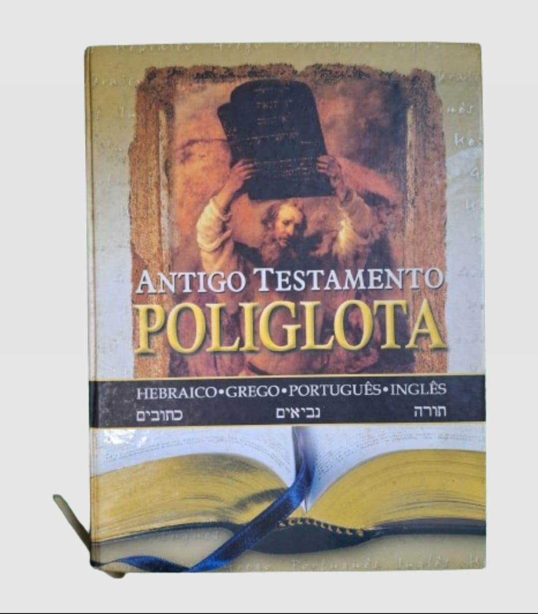 Antigo Testamento Poliglota - Hebraico, Grego, Portugues e Ingles