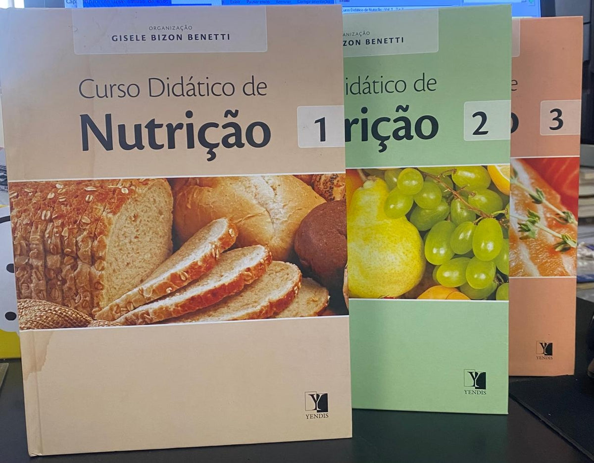 Curso Didático de Nutrição - Vol. 1 , 2 e 3