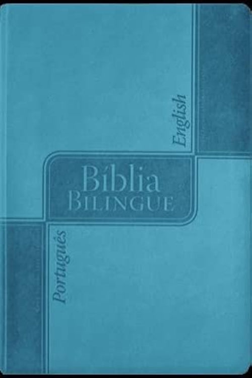 Bíblia Bilíngue - Capa Azul