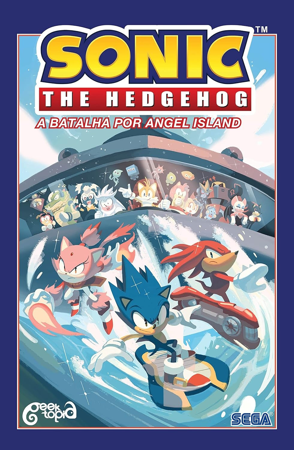 A Batalha por Angel Island (coleção Sonic The Hedgehog Vol.3)