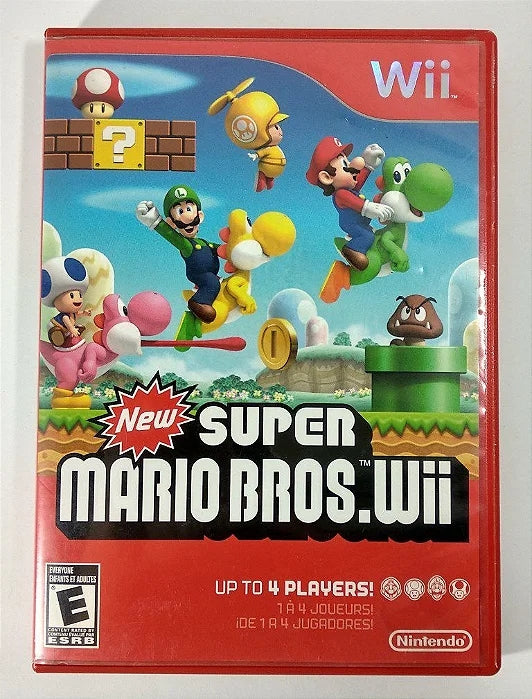 Jogo/wii = Super Mario Bros;wii = Up To 4 Players =